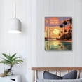 thumbnail image 3 of JRXY  Key West Florida Coast Vintage Travel Poster Canvas Art Wall Decor Poster Picture Print Painting Posters Gift 16x20 in, 3 of 4