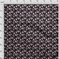 thumbnail image 4 of oneOone Polyester Spandex Black Fabric Floral Sewing Fabric By The Yard Printed Diy Clothing Sewing Supplies 56 Inch Wide, 4 of 4