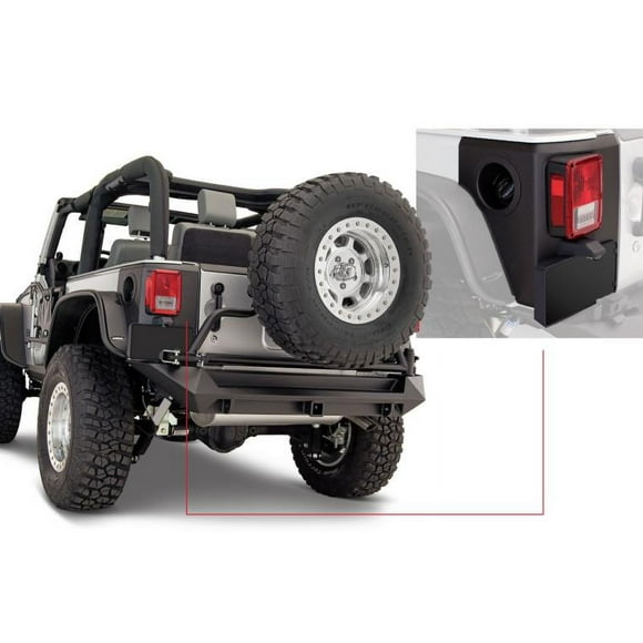 Bushwacker 14009 Body Corner Guard Trail Armor ?� Textured Black Dura-Flex ?� 2000 TPO
