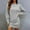 Gray, variant on WJHWSX Fall Dresses for Women 2025,Womens Dresses,Dresses for Women,Long Sleeve,Crew Neck,Soft,Solid,S(US:4)