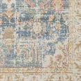 thumbnail image 4 of 5' x 7' Blue Floral Power Loom Area Rug, 4 of 4