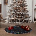 thumbnail image 4 of Rateoe Gamepads Pattern Christmas Tree Skirt with Ties , Christmas Tree Decorations, Farmhouse Christmas Decor Xmas Holiday Decorations-30", 4 of 6