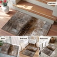 thumbnail image 6 of Brown Bathroom Mat 2x3 FT, Non Slip Small Kitchen Mat, Retro Oil Painting Modern Abstract Art Aesthetics Washable Soft Backed Front Door Throw Rug Indoor Outdoor Doormat for Entryway Sink, 6 of 9