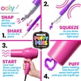 thumbnail image 3 of OOLY Magic Puffy Pens, 6 Neon Puffy Popcorn Drawing Pens for Kids with Sketchbook, 3 of 8