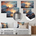 thumbnail image 4 of Designart "South Pole Ice Collage Detailed" Winter Landscape Metal Wall Art Prints, 4 of 5