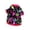 B, variant on Soft Pet Sweatshirt, Peace & Love Print Dog Cat Pullover, Warm Winter Pet Clothing for Small Medium Dogs & Cats (Size/Style as Pictured)