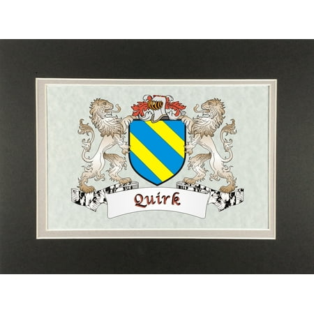 

Quirk Irish Coat of Arms Print - Frameable 9 x 12