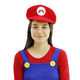 thumbnail image 5 of Disfraz Vestido Overol Mario Plomero Rojo para Adulto Dama Talla Standard, 5 of 6