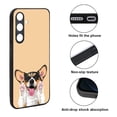 thumbnail image 2 of WIRESTER Shockproof Soft Rubber Cover Case for Samsung Galaxy S24 FE 6.7", Black Tan Pembroke Welsh Corgi Dog On Sunset Background, 2 of 5