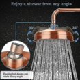 thumbnail image 3 of 20 cm (8 Inch) Diameter Shower Head, High Pressure Shower Head with Adjustable Angle Shower Head, Black Bronze, 3 of 5