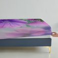 thumbnail image 5 of Flower Fitted Sheet Set with Pillowcase 3D Rose Printed Bedding Set Home Bedroom Decor,Queen (60"x80"), 5 of 5