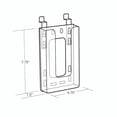 thumbnail image 2 of Slat wall Trifold Brochure Holder. Inside Dimension: 4.375"W, 10-Pack, 2 of 2
