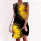 thumbnail image 3 of Vestido estampado adelgazante de encaje sin mangas con cuello en V casual de verano para mujer Fridja hjkh6374, 3 of 3