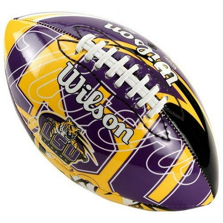 Wilson NCAA Team Logo Jr. Football, LSU Tigers