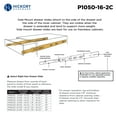 thumbnail image 4 of Hickory Hardware P1050-16-2C 16 In. Cadmium Full Extension Ball Bearing Drawer Slide, 4 of 6
