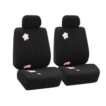 FH Group Car Seat Cover for Cars Trucks SUVs Vans Floral Design - Front Seats