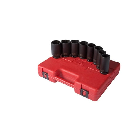 

Sunex Tool SU2835 8 Piece Spindle Nut Impact Socket Set .50 in. Drive 12 Point