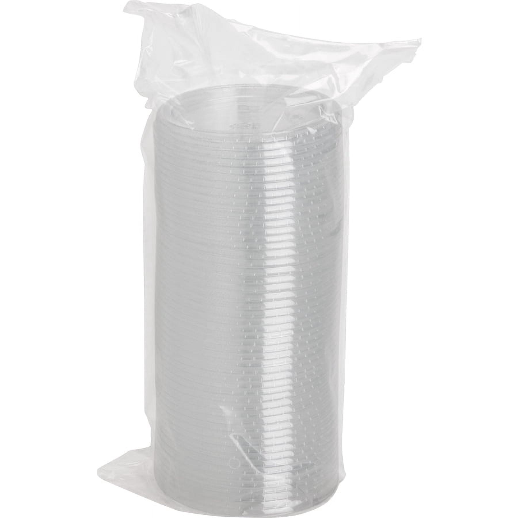 Genuine Joe Portion Cup Lid - 50 / Carton - Transparent, Clear