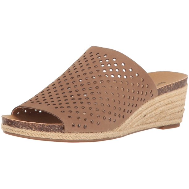 Lucky Brand Lucky Brand Womens Jemya Leather Open Toe Mules Walmart