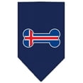 thumbnail image 1 of Bone Flag Iceland  Screen Print Bandana Navy Blue Large, 1 of 1