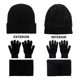 thumbnail image 5 of Gorro Bufanda Guantes De Lana Para Invierno 3 Pcs Unisex, 5 of 8