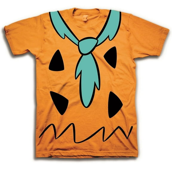 The Flintstones Fred Costume Orange Mens T-Shirt