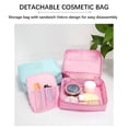 thumbnail image 4 of Aihimol Portable Portable Makeup Bag With Large Capacity, And Multi Compartment Travel Toiletries Storage Bag, 4 of 6