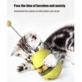 thumbnail image 3 of Juguete para gatos 4 en 1, juguete interactivo para gatos con bola doble y dispensador de comida, adecuado para juegos de entrenamiento y educación de gatos, 3 of 5