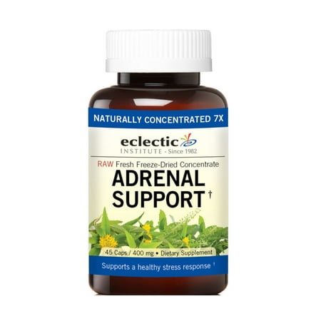 Adrenal Support Eclectic Institute 45 Caps (Best Foods For Adrenal Health)
