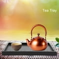 thumbnail image 3 of Food Serving Tray,Rectangle Shape Solid Wood Tea Coffee Snack Food Meals Serving Tray Plate Restaurant Tray(30 * 24), 3 of 8