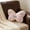 Pink, variant on Bowayaoa Butterfly Shaped Lumbar Support Pillow, Soft Polyester Headrest Backrest Cushion, Comfort Bed Pillow for Dorm Bedroom Sofa, Decorative Support Pillow for Relaxing & Reading