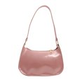 thumbnail image 5 of Retro Glossy Shoulder Bag Ladies Faux Leather Underarm Bag Casual Hobo Purse Waterproof Handbag for Daily Life Travel Parties, 5 of 8