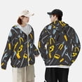 thumbnail image 4 of Vsdgher Outils de Réparation (2) Imprimé Sweat à Capuche Adulte Maillot Dermoprotecteur pour Hommes Femmes, Manches Longues Protection Solaire Chemises de Pêche pour Course Natation-TTG, 4 of 7