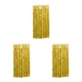 thumbnail image 2 of Guardoinrt Customized Foil Curtain With Multiple Colors For Wedding Backdrop Foil Made Birthday Party Decorations For Birthday Gold 3Set, 2 of 6