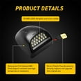 thumbnail image 5 of Full LED License Plate Light Tag Lamp Assembly Replacement for Chevy Silverado 1500 2500 3500 Suburban Tahoe GMC Sierra Yukon XL for Escalade, 6000K White, Pack of 2, 5 of 9
