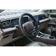 thumbnail image 7 of Emerald Universal 14.6"-15.4" Bling Steering Wheel Cover, Glass Crystal Soft Fur - Silver, 7 of 7