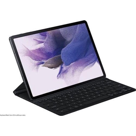 Restored Samsung Galaxy Tab S7 Plus Slim Keyboard Book Cover Ef-dt730 Without Pen Black (Refurbished)