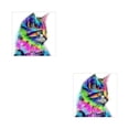 thumbnail image 4 of Transemion 1/2/3/5 Dido DIY Cartoon Animal Crystal Stitch Colorful Cat Needlework 5D Rhinestones Embroidery Painting 30*30cm 2PCS, 4 of 6