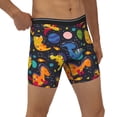thumbnail image 5 of Sigee Dinosaurs in Space for Men's Boxer Briefs,Moisture Wicking and Breathable Small, 5 of 9