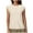 Beige-02, variant on Mittory Ribbed Knit Tops for Women Casual Cap Sleeve Round Neck Stretchy Basic Summer T Shirt