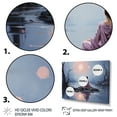 thumbnail image 3 of Designart "Buddhist Serenity Grey Buddhism" Spiritual Floater Framed Wall Decor, 3 of 7