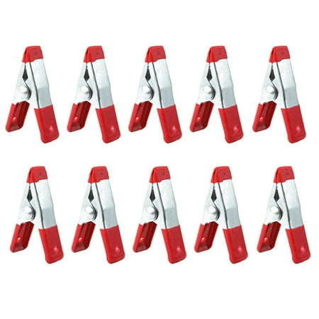 

Goodhd 10Pcs 2/4/6 inch Metal Spring Clamp Clip Grip for Woodworking Craft Accessories