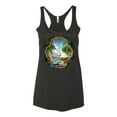 thumbnail image 2 of Wild Bobby, Enjoy Life Vintage Beach Surf Sailboat, Pop Culture, Women Tri-Blend Racerback Tank Top, Vintage Black, Medium, 2 of 4