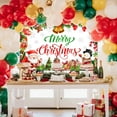 thumbnail image 4 of Mocsicka Merry Christmas Backdrop 6x4 ft Cute Santa Snowman Toys Christmas Banner for Kids Xmas Holiday Party Decorations, 4 of 8