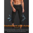 thumbnail image 4 of Promotion! Basketball Pants with Knee Pads Basic Leggings Sports Protector Gear Men Tights, 4 of 6