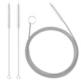 thumbnail image 2 of 6X Cepillo de Limpieza de Tubo de Alimentación de 61 Pulgadas, Cepillo de Drenaje , Cepillo de Limpieza de Tuberías Flexible, Cepillo de Alambre, Cepillo de Limpieza de Paja, 2 of 5