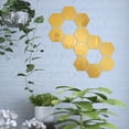 thumbnail image 3 of 12 Uds. De calcomanías de espejo para pared, pegatinas de pared hexagonales, espejo decorativo acrílico extraíble, decoraciones para el hogar DIY para, 3 of 6