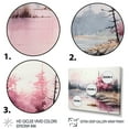 thumbnail image 3 of Designart "Forest Retreat Oasis II" Countryside Metal Art Print Set, 3 of 5