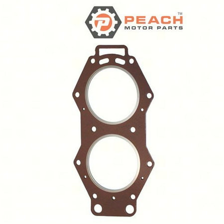 Peach Motor Parts PM-6E5-11181-A2-00  PM-6E5-11181-A2-00 Gasket, Cylinder Head; Replaces Yamaha®: 6E5-11181-A2-00, 6E5-11181-A1-00, 6E5-11181-A0-00, 6E5-11181-02-00, 6E5-11181-01-00, Sierra®: