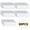 White, variant on Dry Erase Magnetic Labels, 80 Pcs Magnetic Name Tags Sheets Waterproof Reusable Sticker for Classroom Office Cabinet Whiteboard Fridge 1.2" X 3.2" White